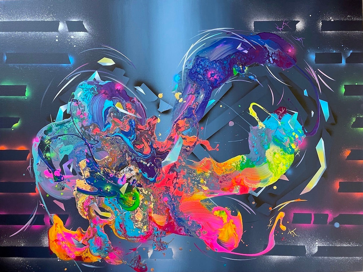 the most beautiful abstract art by trending artist Michael Carini of Carini Arts. Gallery art for sale from this hot selling Southern California artist.