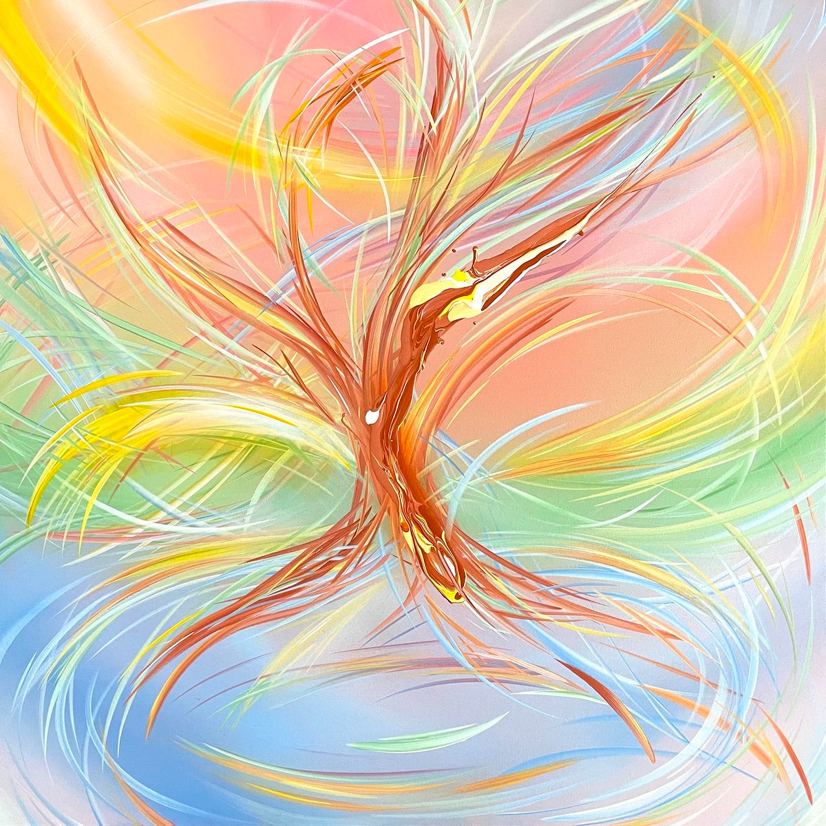 stunning scenic abstract art and decor by contemporary artist Michael Carini of Carini Arts