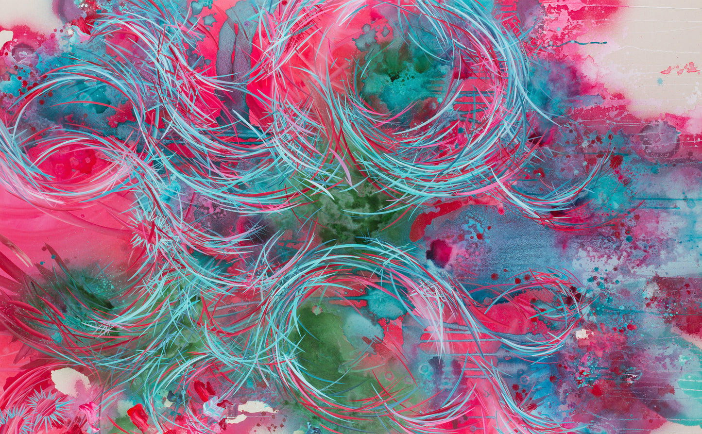Palm Springs art and decor by luxury abstract artist Michael Carini