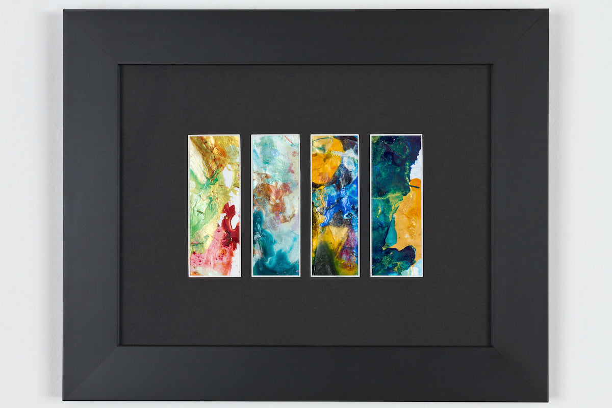Beautiful Accidents Palettes (Matted Pieces) - Original Paintings **