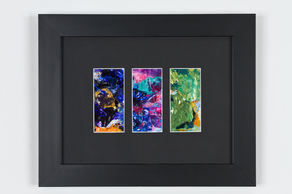 Beautiful Accidents Palettes (Matted Pieces) - Original Paintings **