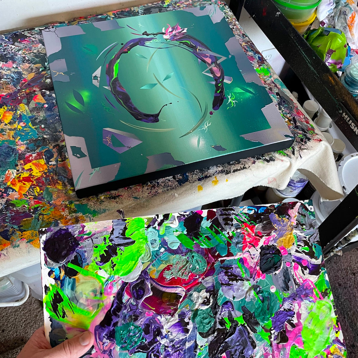The coolest abstract art from Southern Cali artist Michael Carini of Carini Arts
