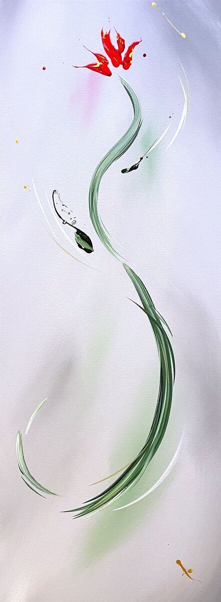 Laguna contemporary fine art and flower paintings by Michael Carini of Carini Arts