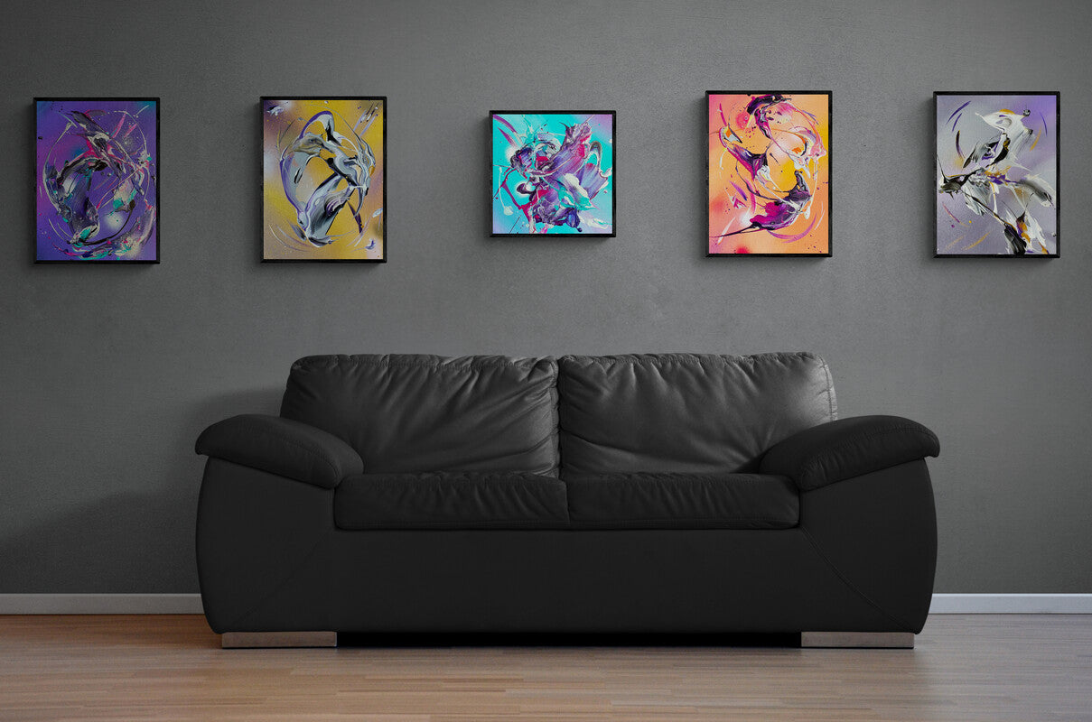 Cedros Arts District contemporary fine art and decor by Michael Carini of Carini Arts