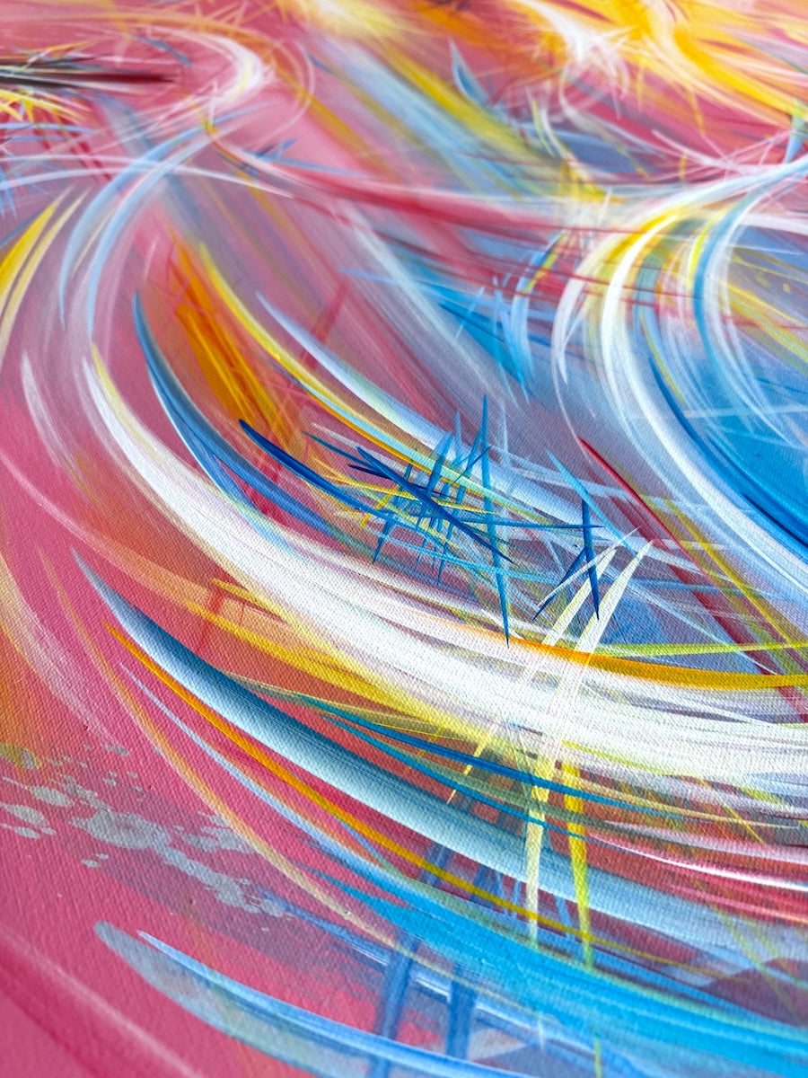 Unique and expressive abstract art by Michael Carini of Carini Arts in Palm Springs.