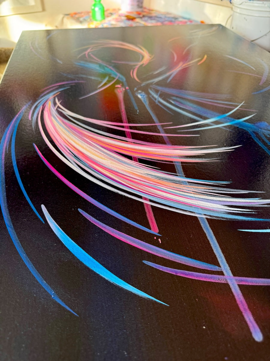 Michael Carini contemporary abstract paintings and gallery art. The best contemporary fine art in Santa Fe.