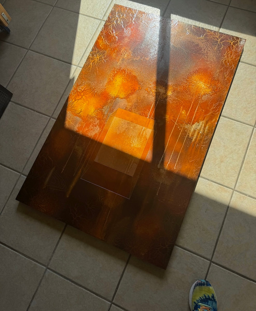 Los Angeles abstract at by Michael Carini