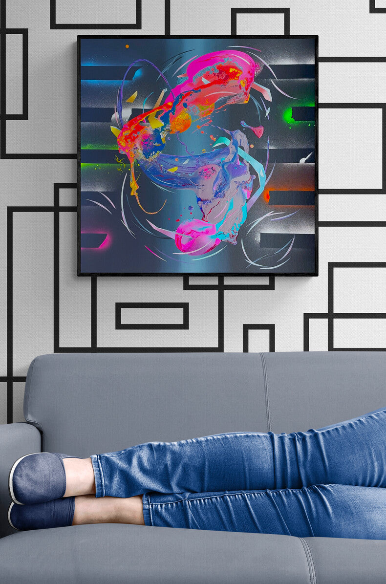 beautiful abstract art and decor for sale by Hollywood artist Michael Carini of Carini Arts