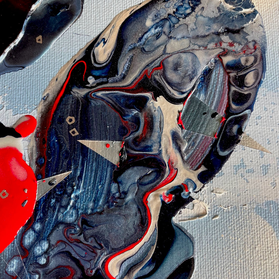 artwork inspired by a violent car crash from Southern California artist Michael Carini.