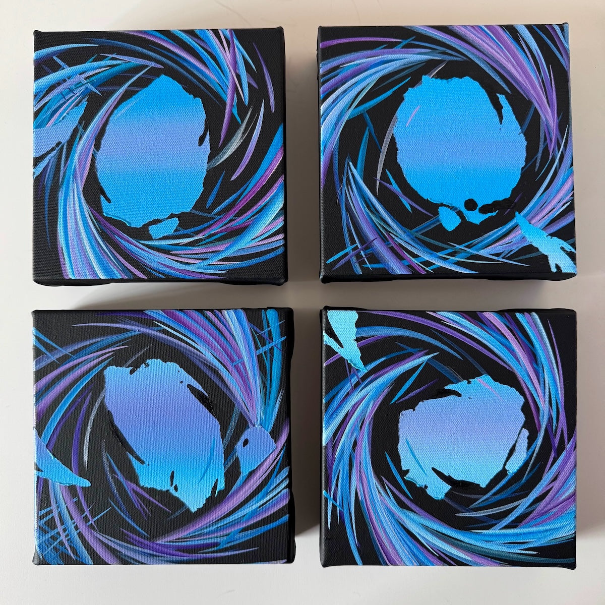 Contemporary abstract art and acrylic paintings by renowned contemporary artist Michael Carini of Carini Arts. The best contemporary abstract art in La Jolla.
