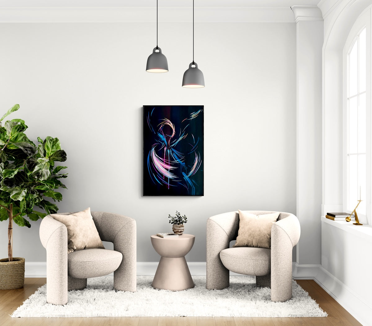 Michael Carini contemporary abstract paintings and gallery art. The best contemporary fine art in Laguna Beach.