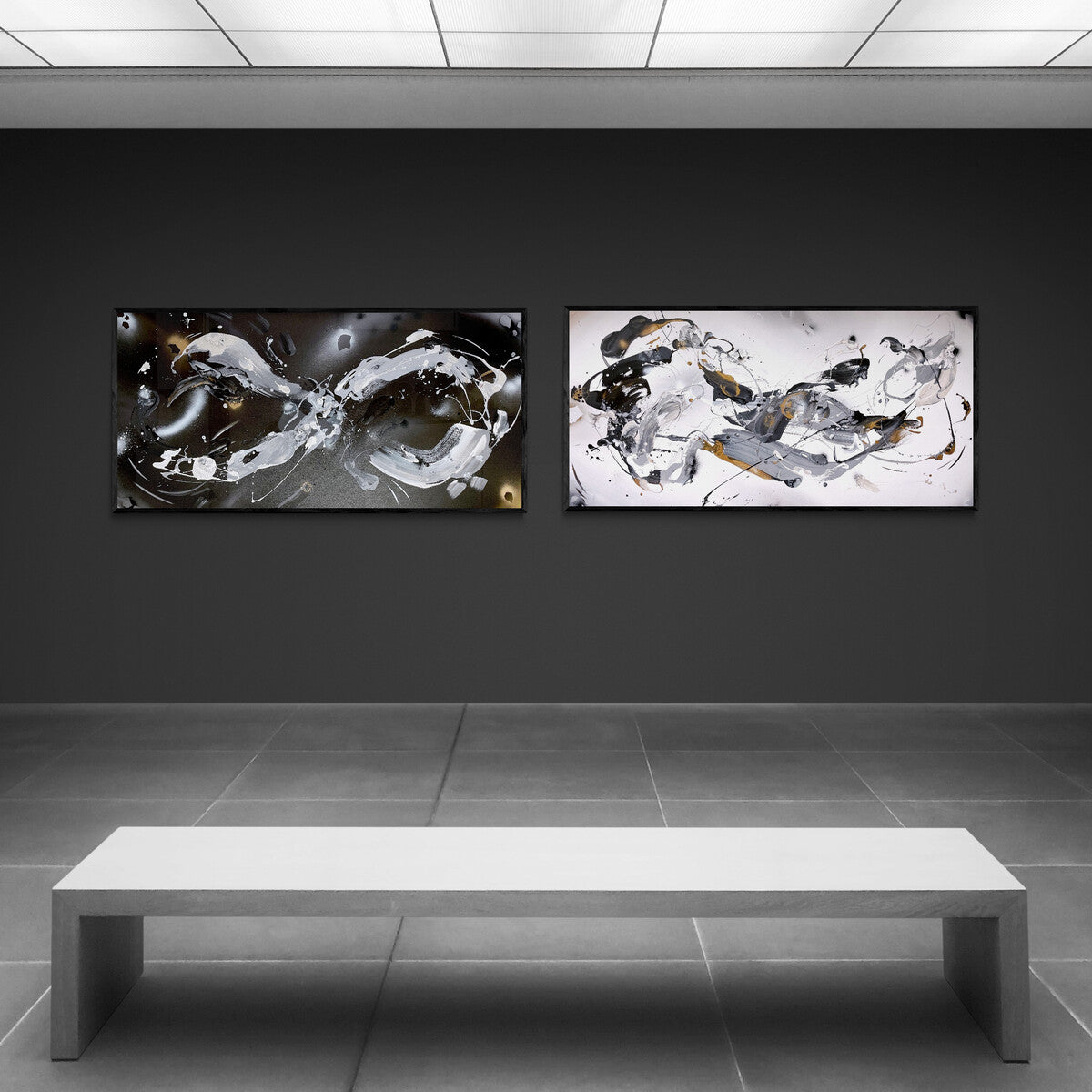 stunning contemporary art by La Jolla artist Michael Carini of Carini Arts