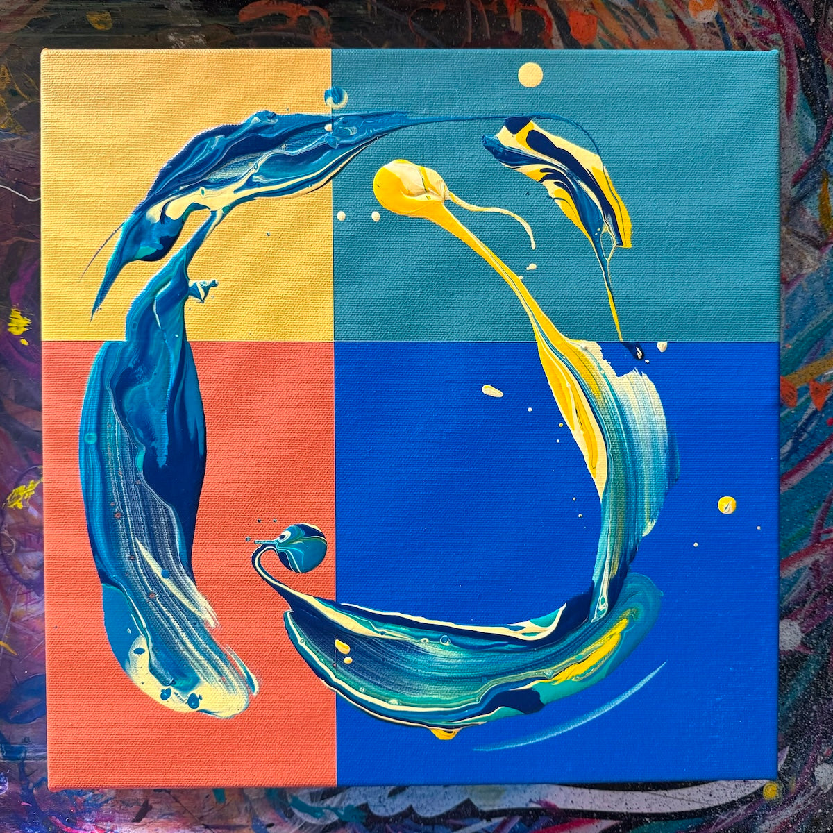 contemporary abstract art and interior design by Michael Carini of Carini Arts in Las Vegas