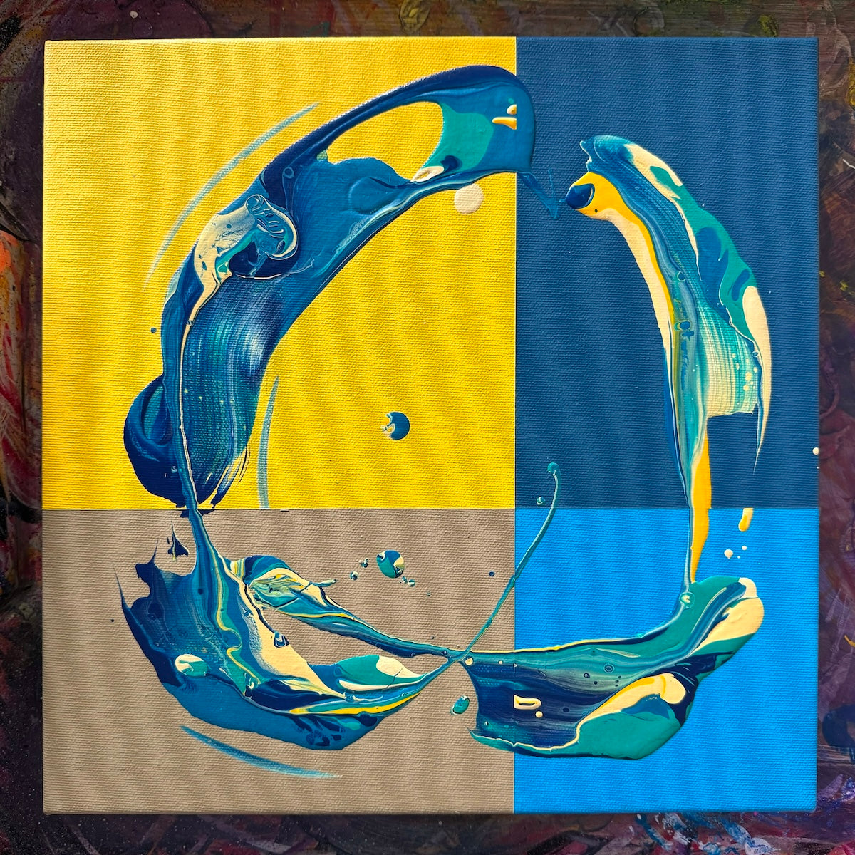 contemporary abstract art and interior design by Michael Carini of Carini Arts in Scottsdale