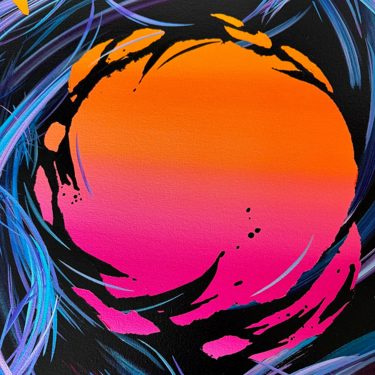 Contemporary abstract art by Michael Carini. Unique original abstract paintings by acrylic abstract artist Michael Carini in Beverly Hills.