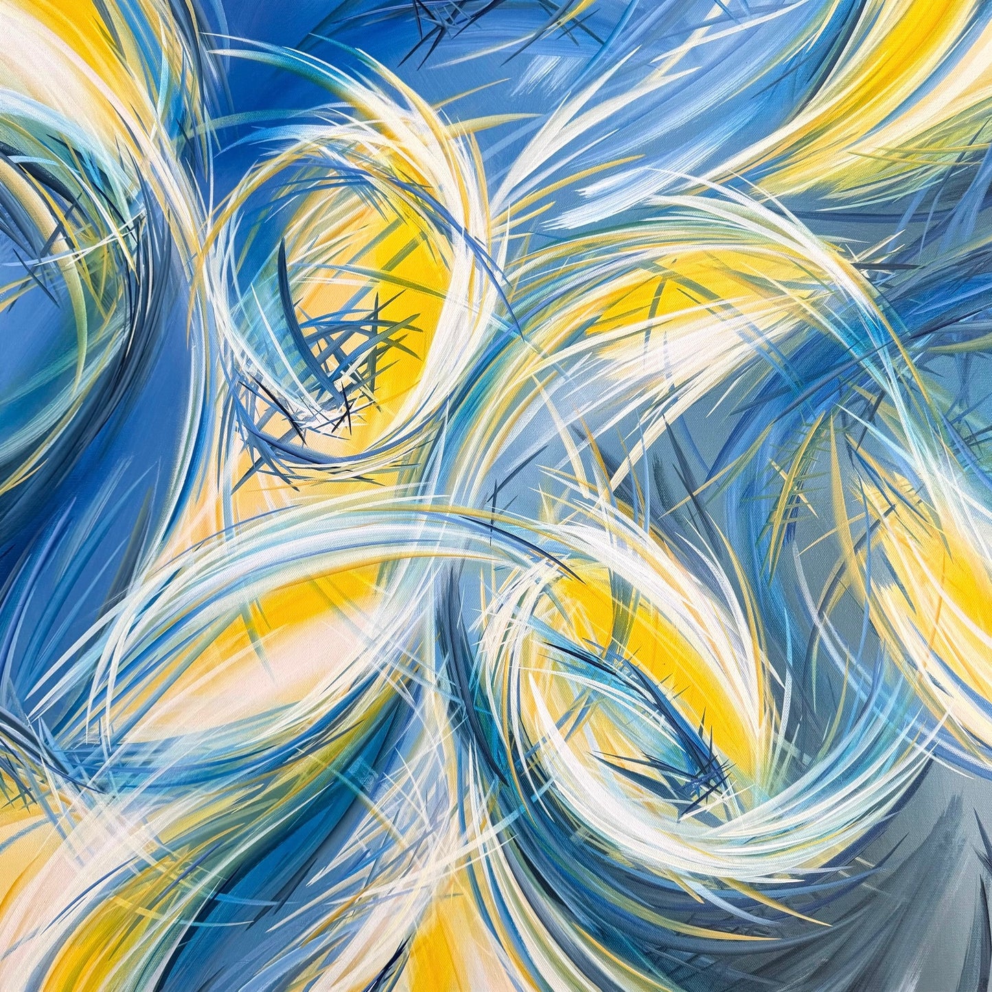 Michael Carini's energy filled abstract art