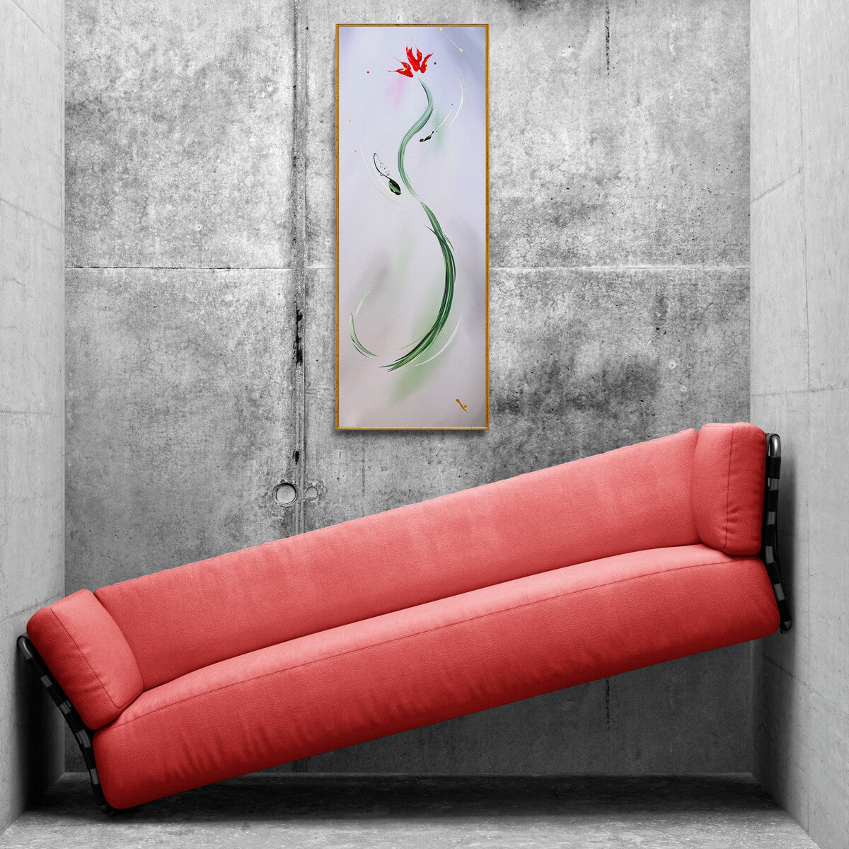 Carlsbad flower paintings by contemporary artist Michael Carini of Carini Arts