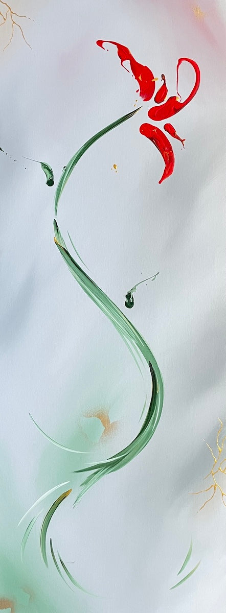 La Jolla contemporary fine art flower paintings by Michael Carini of Carini Arts