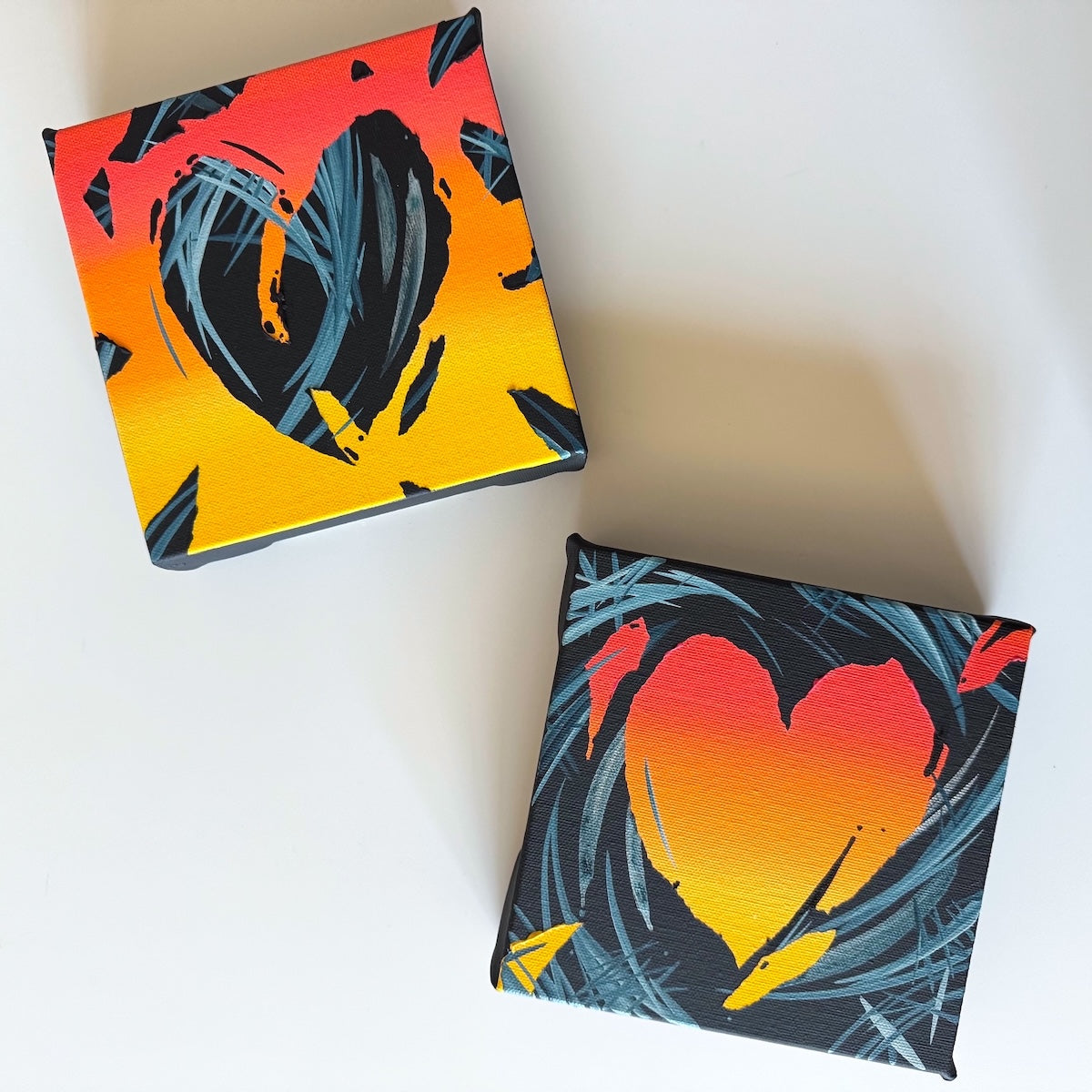 Beautiful original contemporary abstract art and acrylic paintings by artist Michael Carini in La Jolla