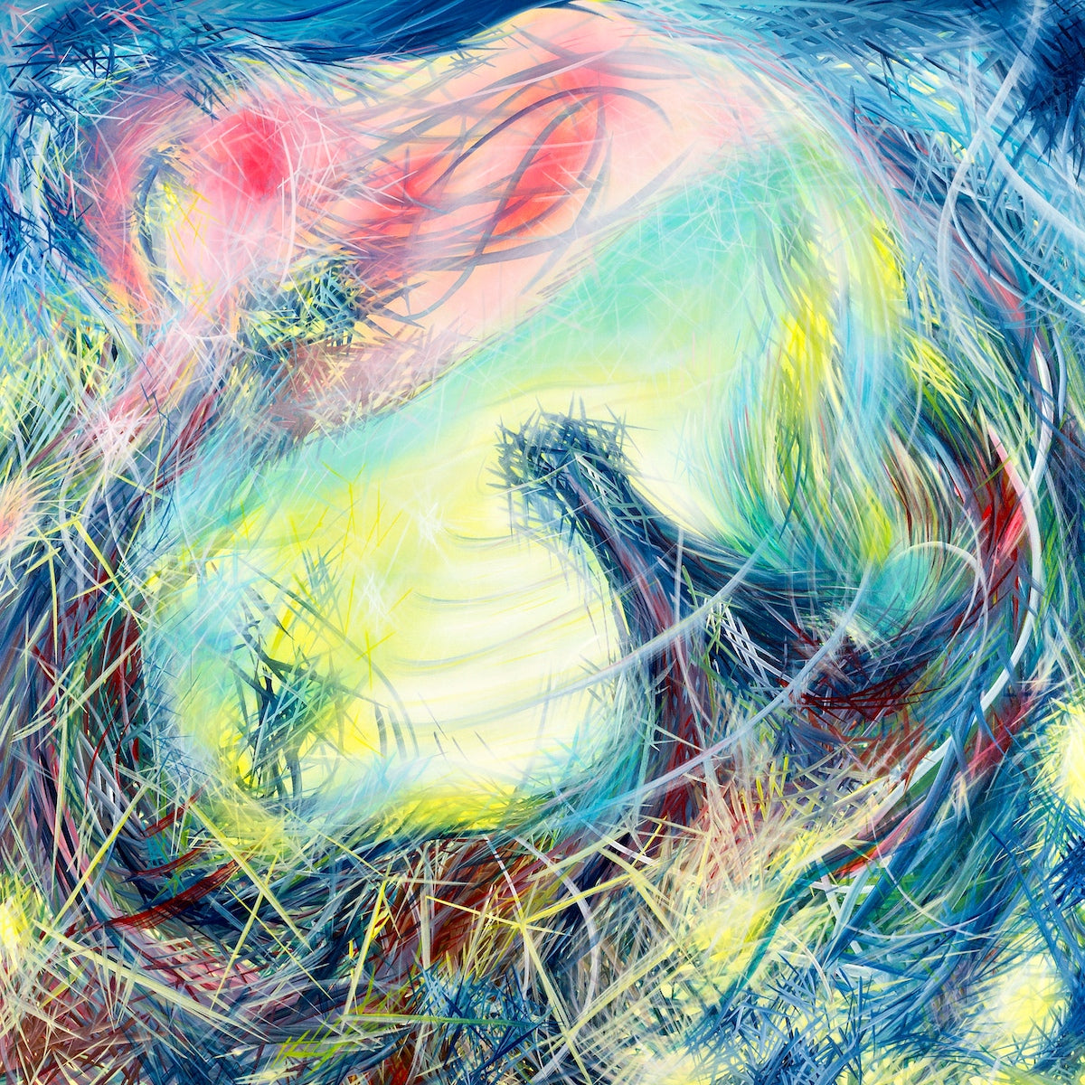 beautiful scenic abstract paintings by San Diego contemporary artist Michael Carini of Carini Arts