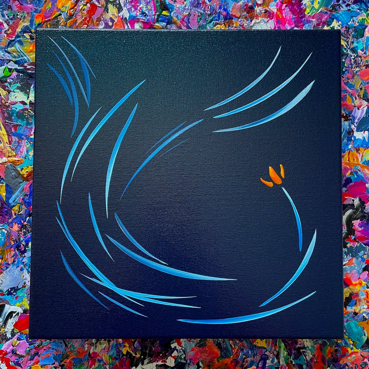 Michael Carini phoenix flower paintings