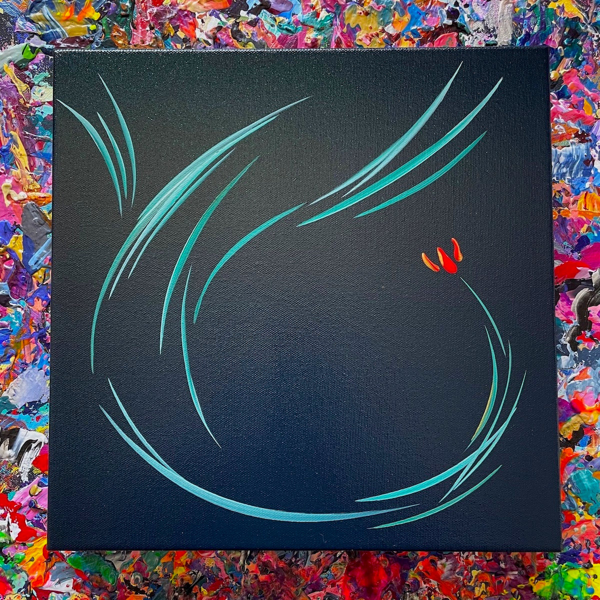 Michael Carini Phoenix rising paintings