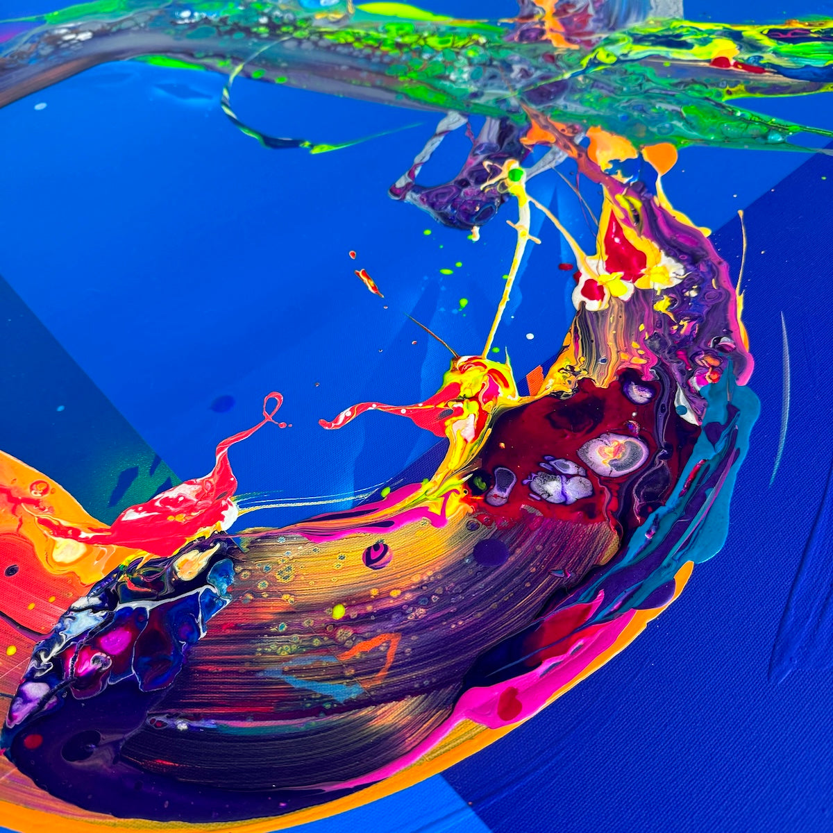 Michael Carini contemporary abstract painting and gallery art. Unique abstract artwork from Carini Arts in Southern California.