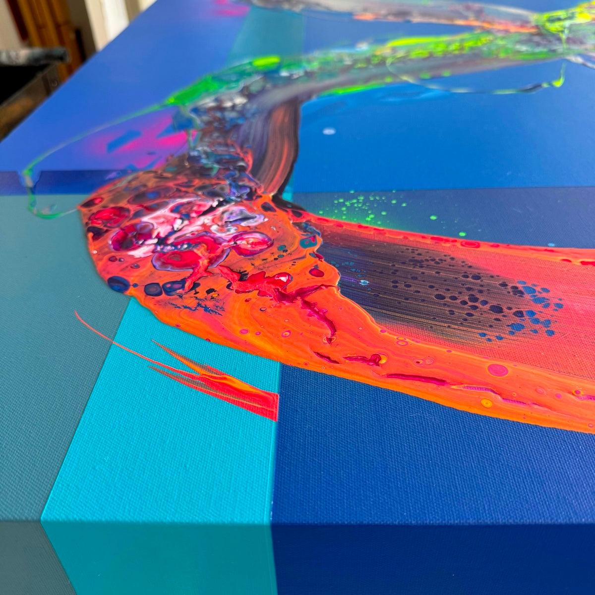 Michael Carini contemporary abstract painting and gallery art. Unique abstract artwork from Carini Arts in Southern California.