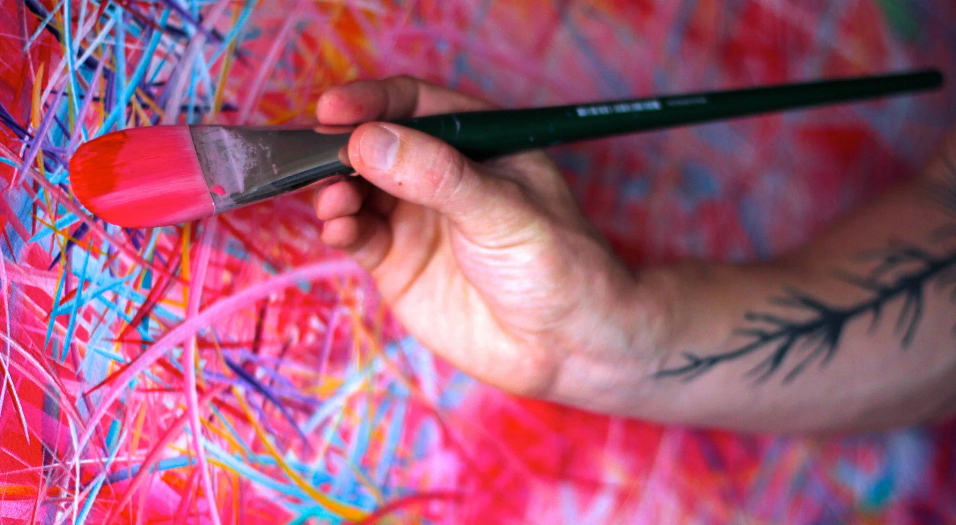 Michael Carini's expressive abstract paintings will help you to heal from your greatest wounds.