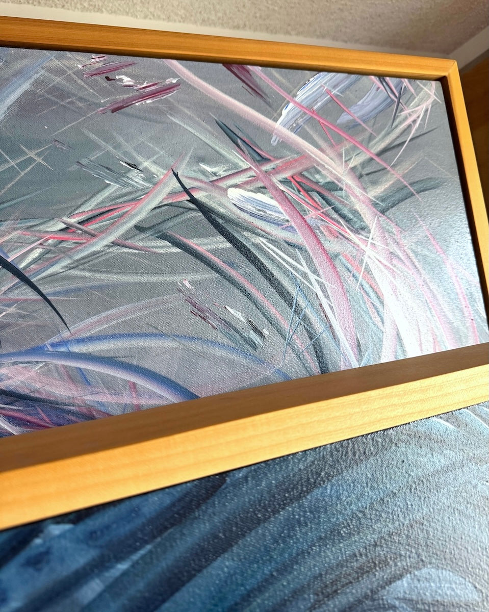 Contemporary abstract art by Michael Carini. San Diego art, interior design, and decor.