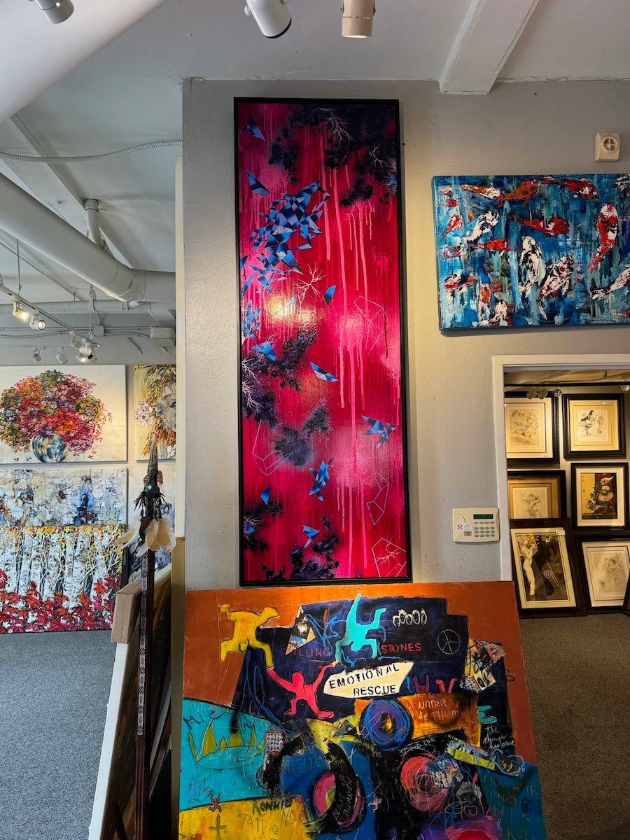 Michael Carini contemporary abstract art at Laguna Beach contemporary fine arts gallery