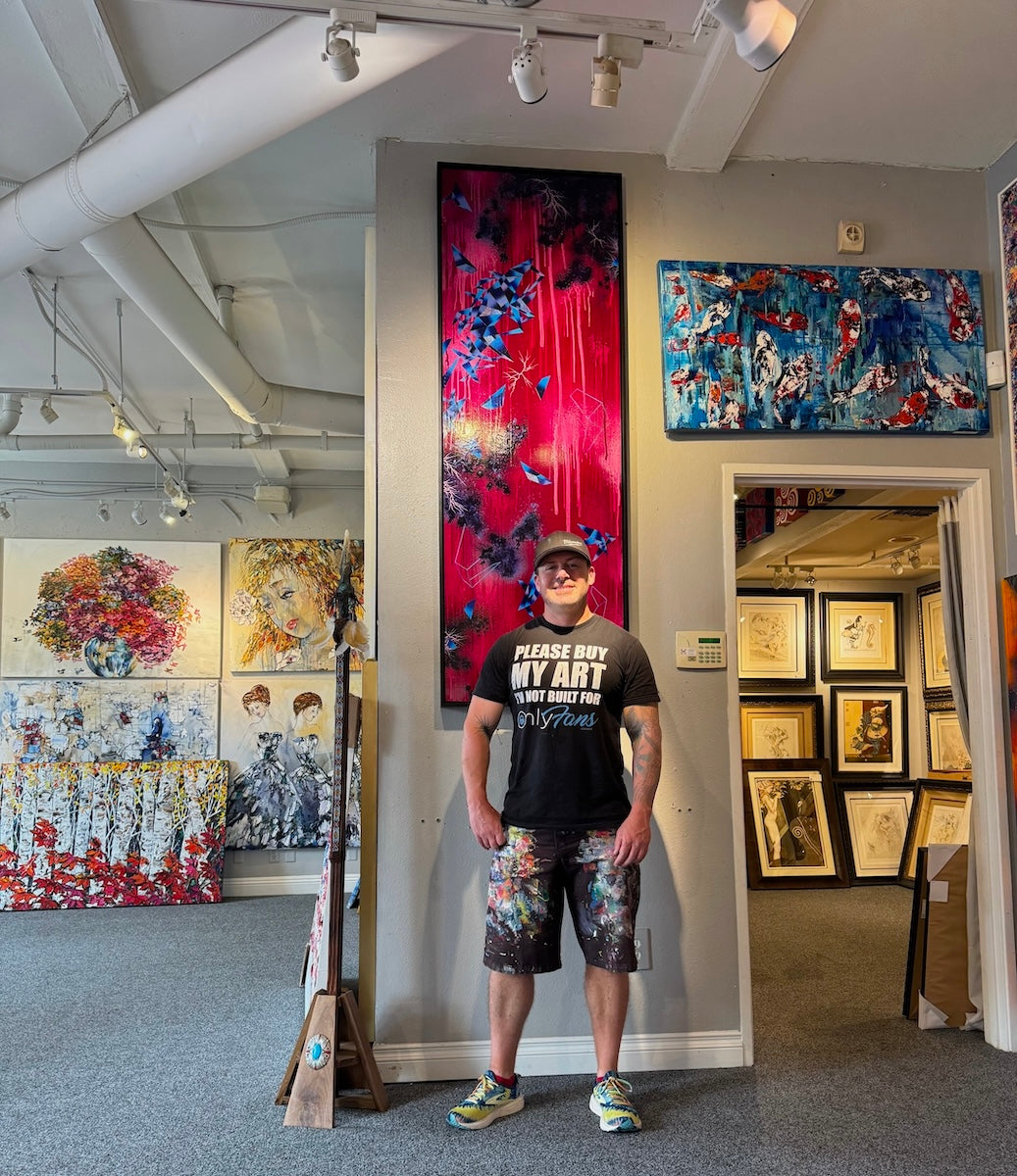 Michael Carini contemporary fine art at Coast Gallery in Laguna Beach