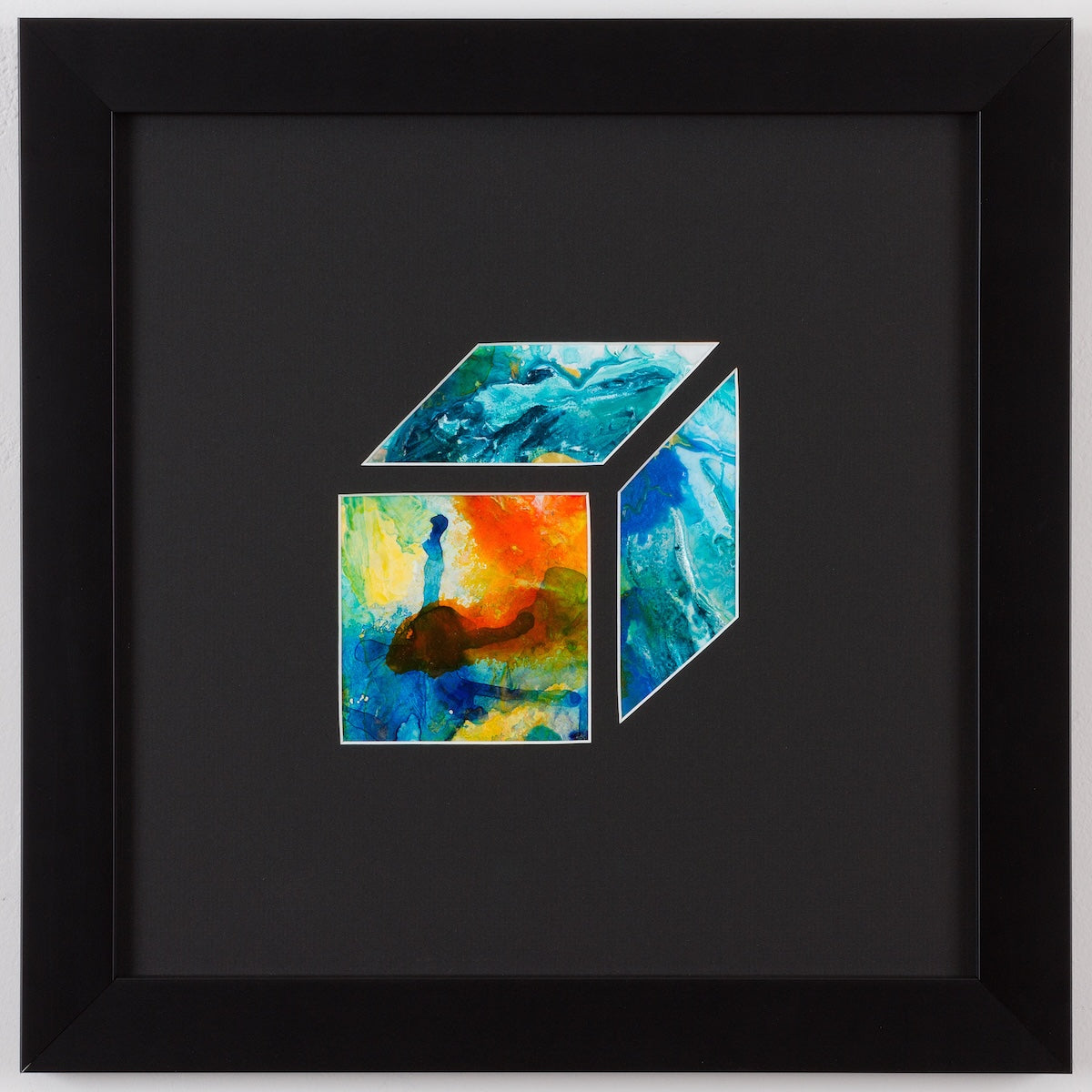 Beautiful Accidents: Acrylic Alchemy Cubes - Original Paintings