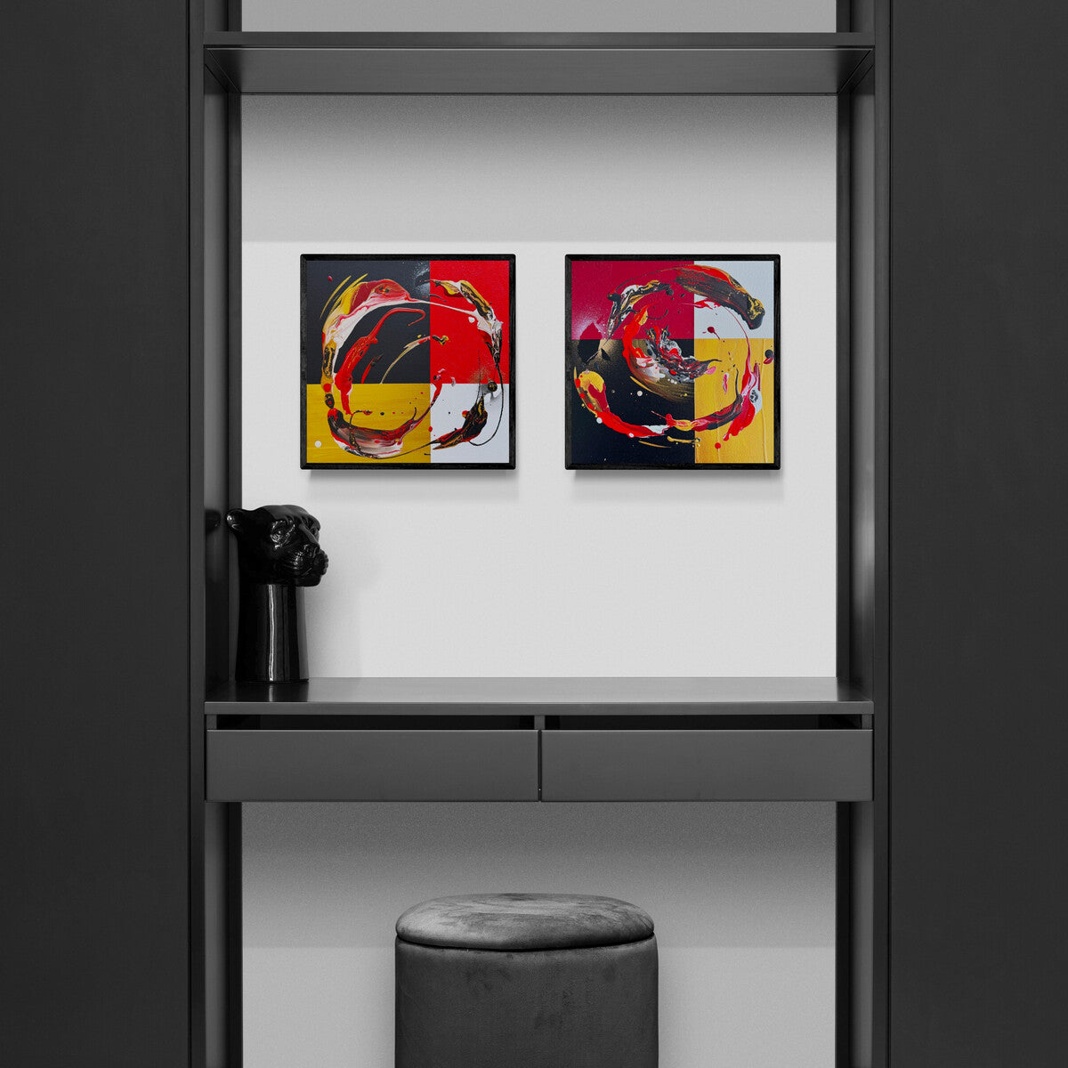 Michael Carini contemporary abstract paintings and interior decor for your walls in Palm Desert