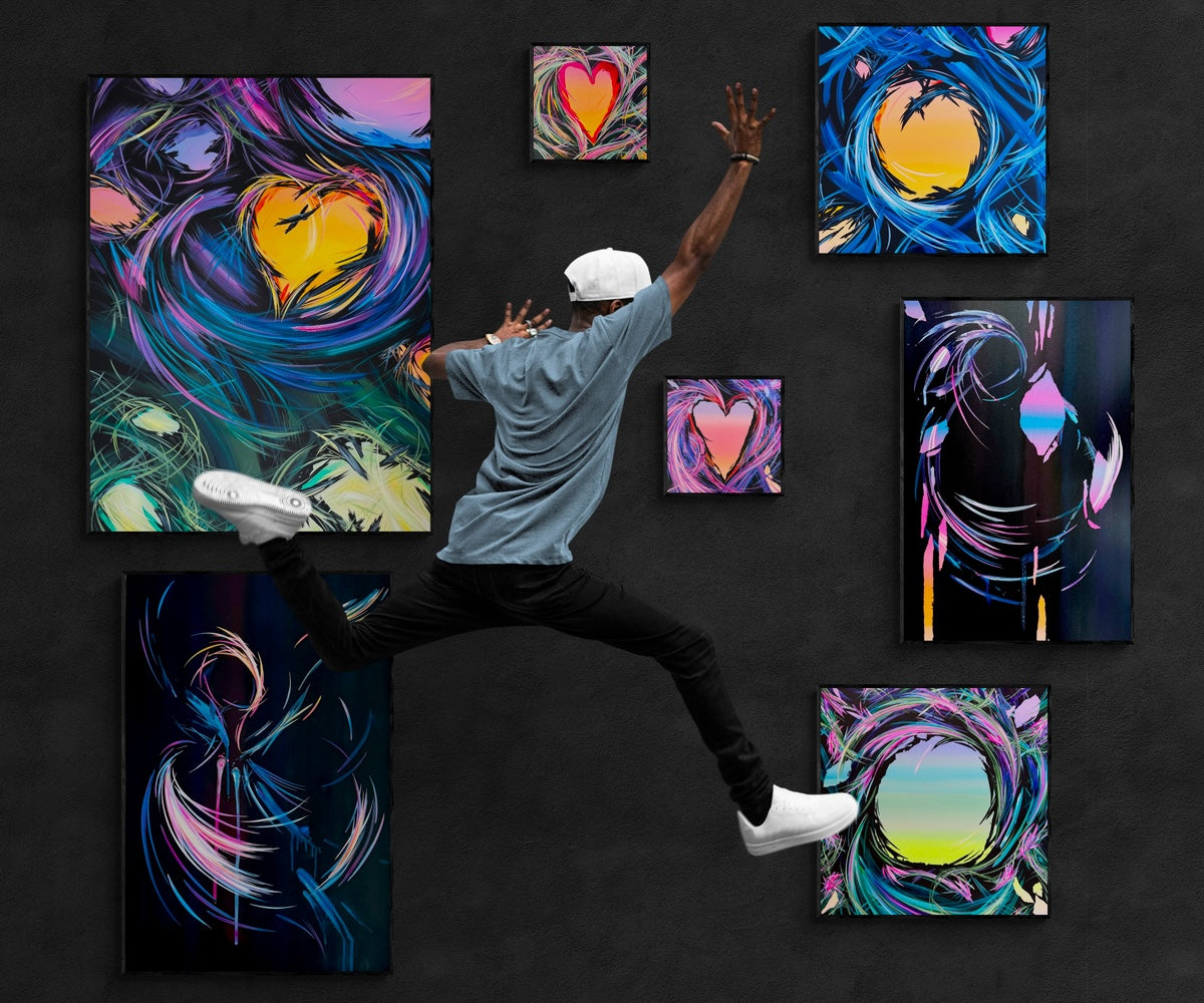 Michael Carini luxury contemporary abstract art and paintings in San Diego, CA. Premier art and decor for your walls.