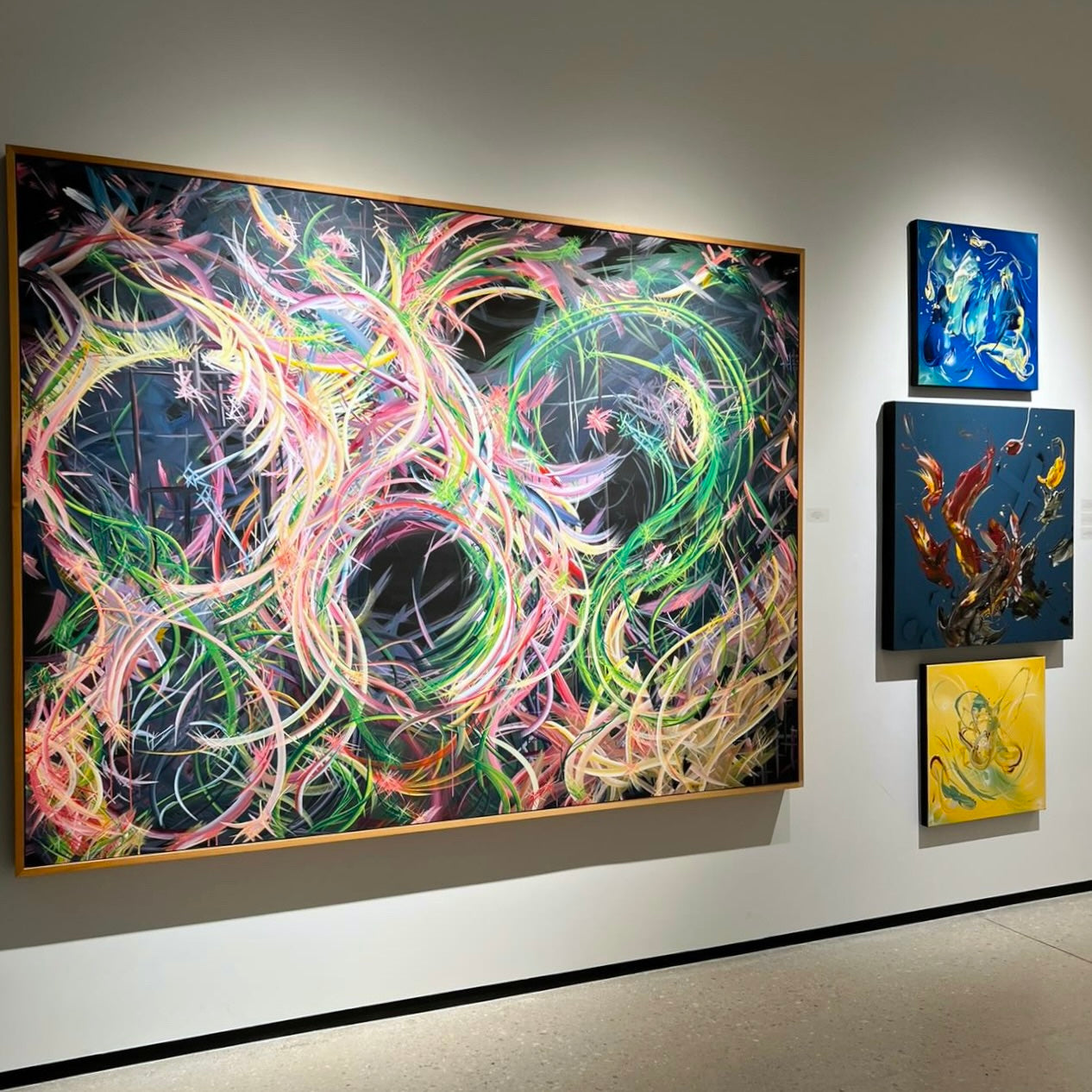Michael Carini on exhibit at blue chip gallery OMSA in South Florida