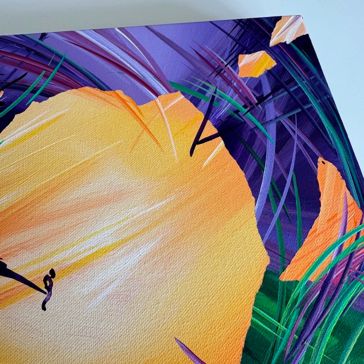 Colorful abstract acrylic paintings by renowned contemporary artist Michael Carini in Carlsbad, CA