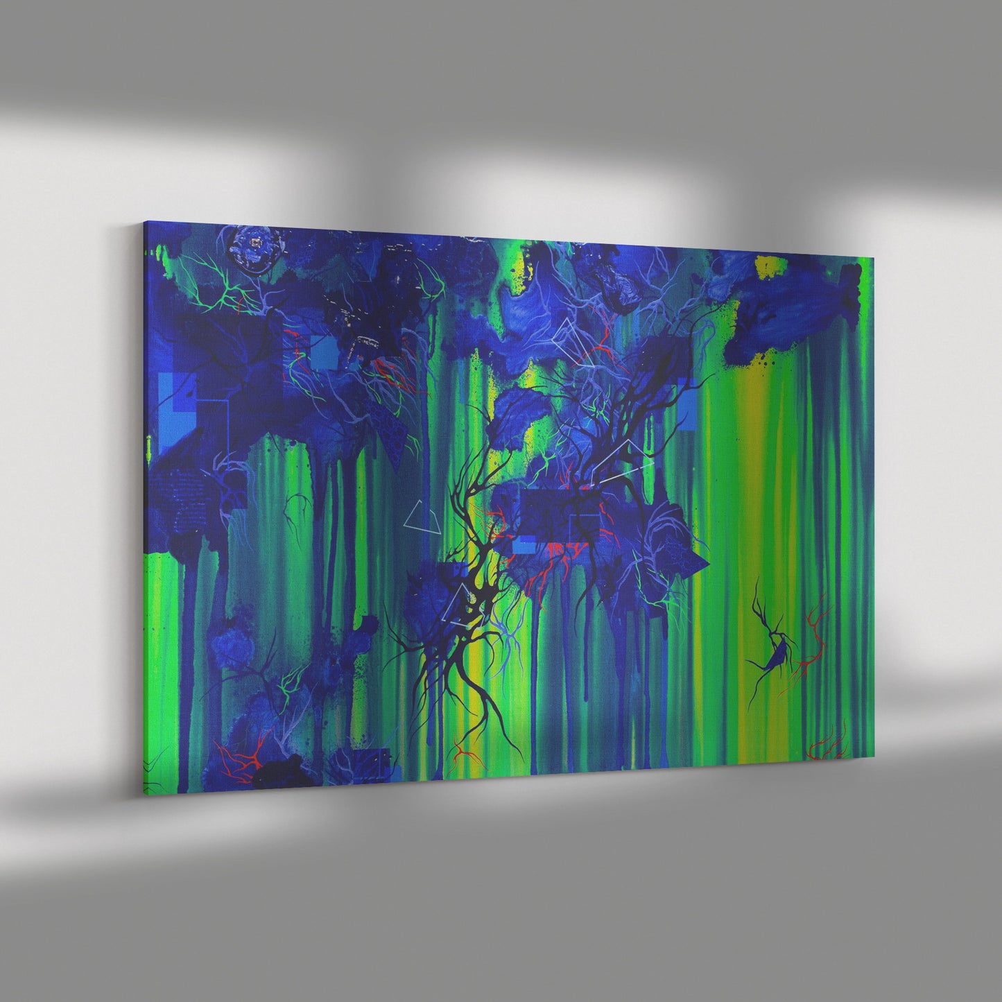 beautiful green art and decor