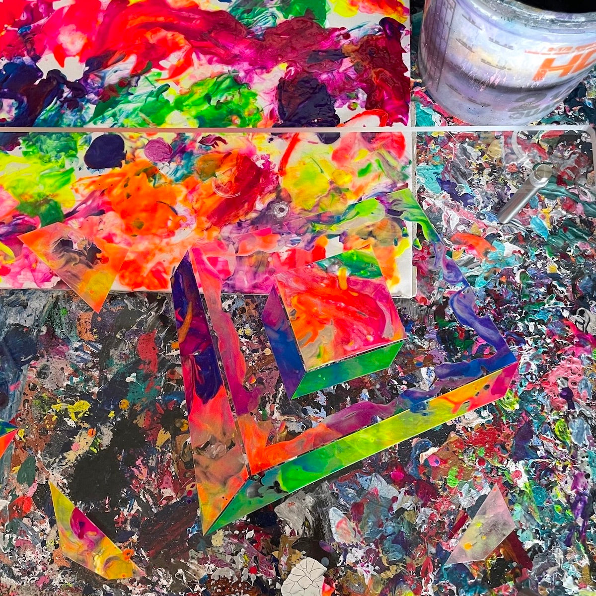 Hollywood art and decor by trending contemporary artist Michael Carini of Carini Arts.