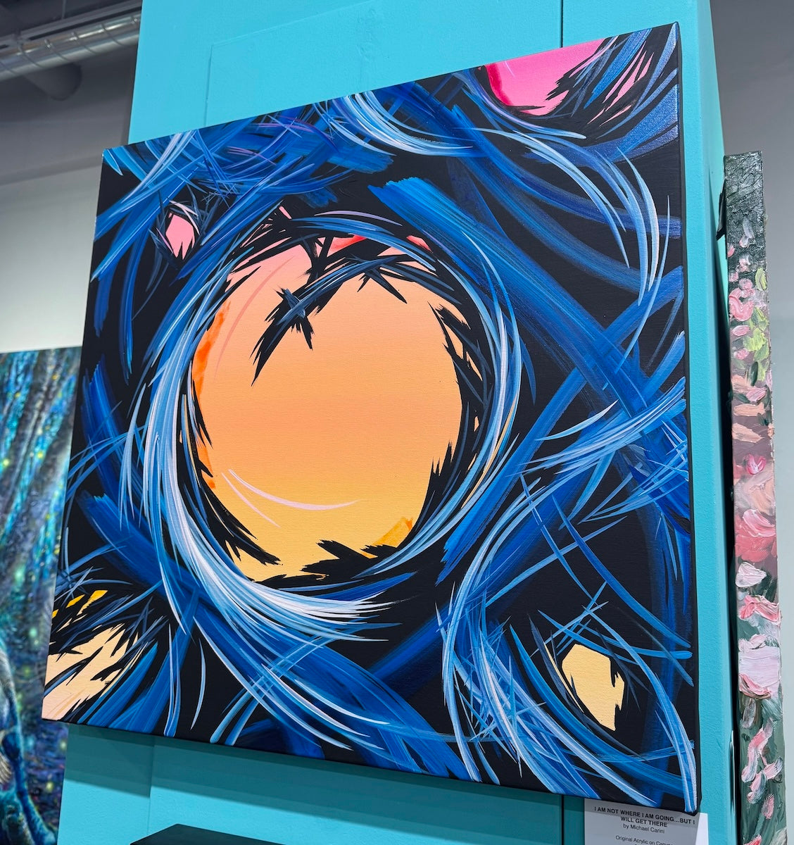 Contemporary abstract art and acrylic paintings by rising artist Michael Carini of Carini Arts. Luxury art and decor. Art for your walls in Carlsbad.