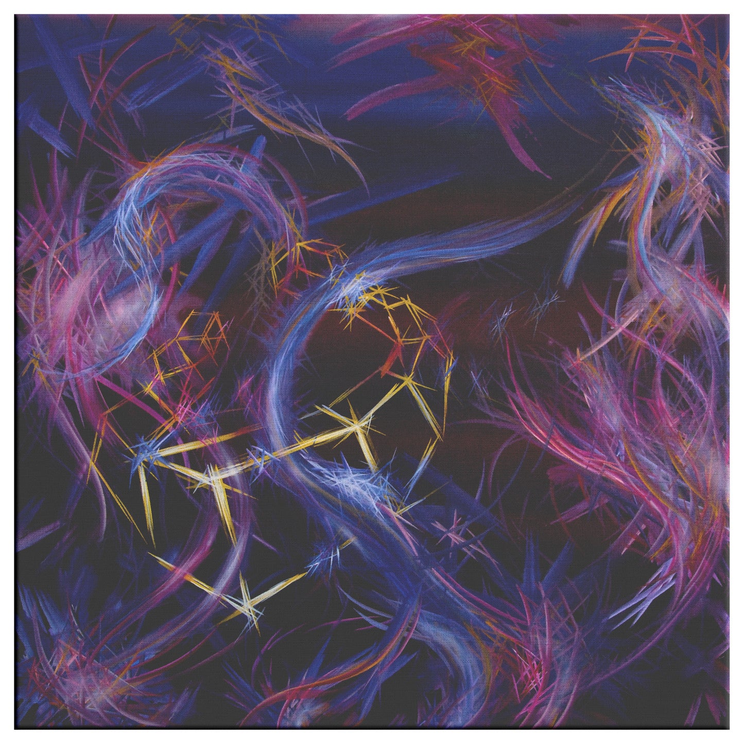 Michael Carini painting featured in Architectural Digest