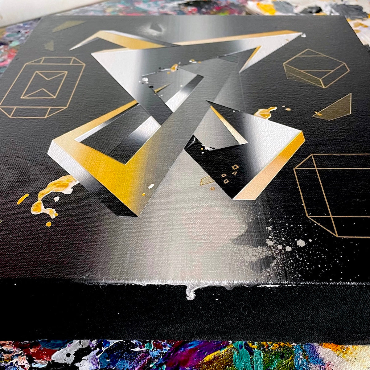 Orange County art and decor by contemporary abstract artist and painting master Michael Carini of Carini Arts