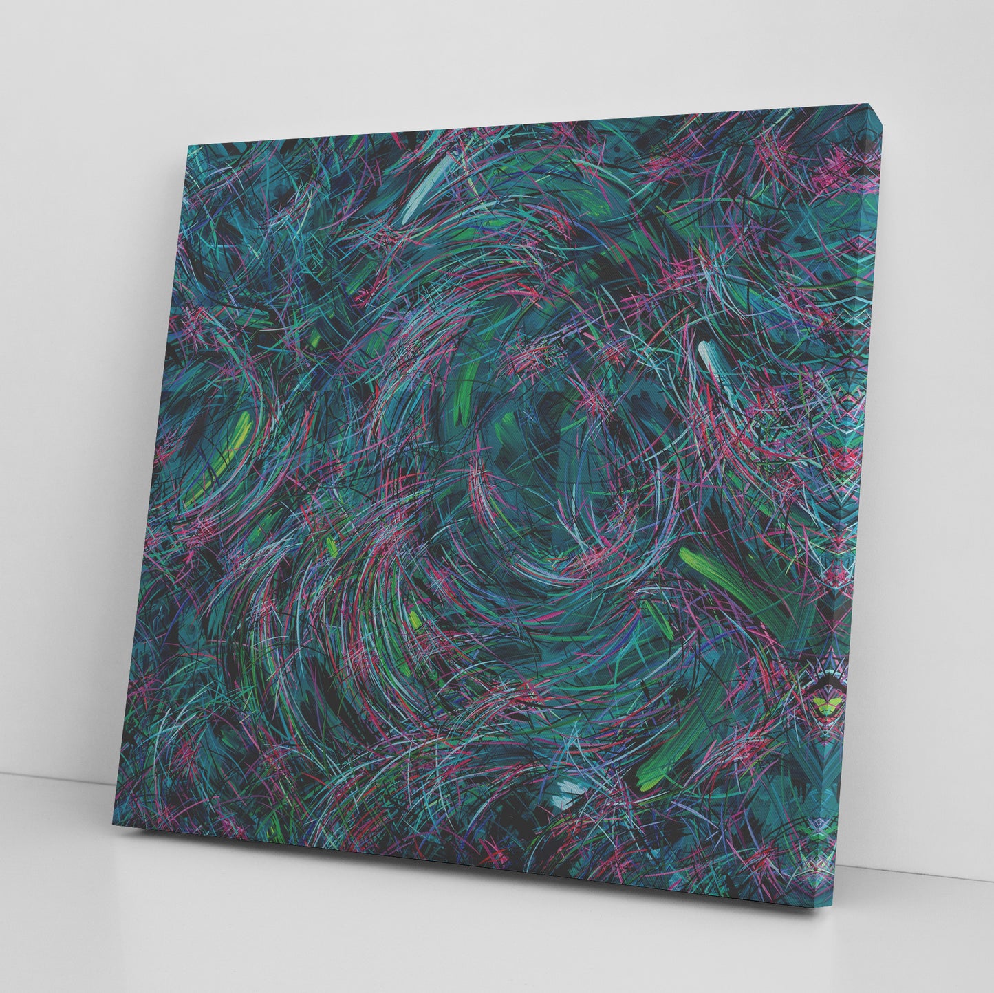beautiful green art and decor