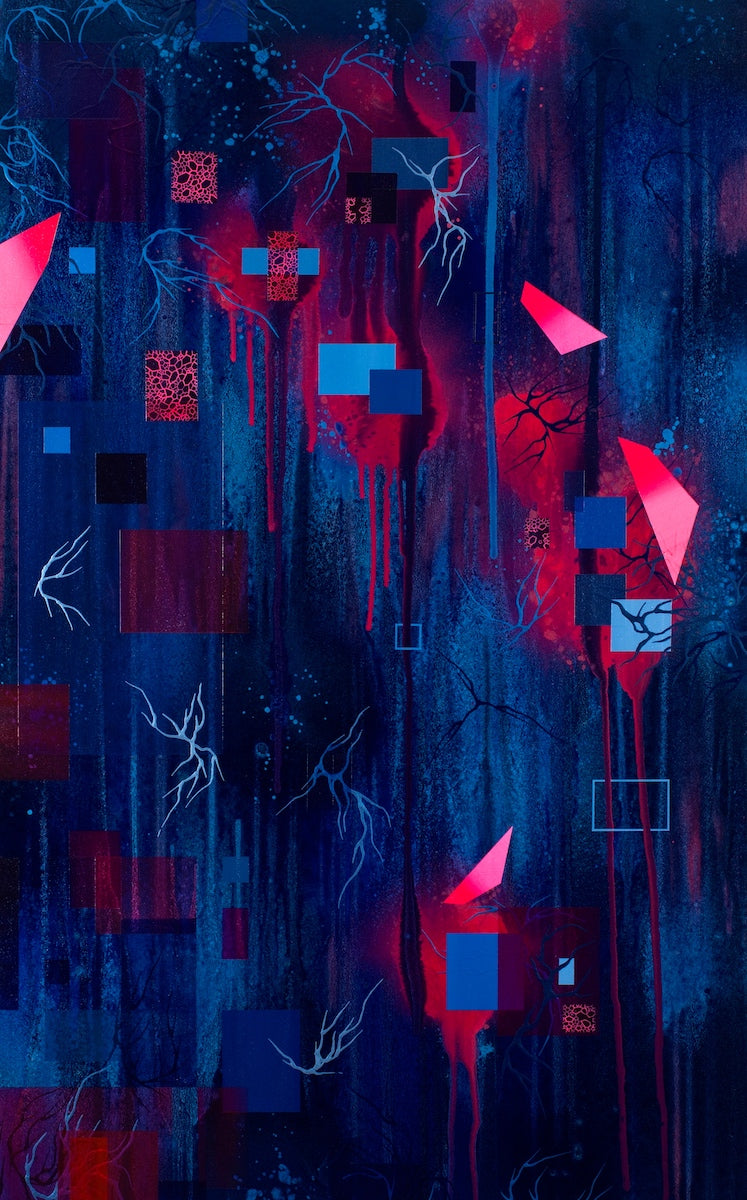 San Diego contemporary abstract art by gallery artist Michael Carini of Carini Arts