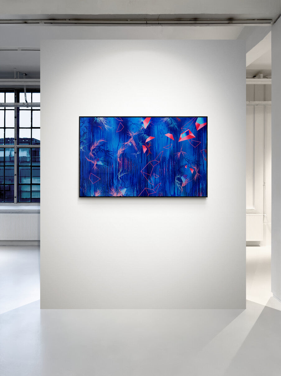 Stunning contemporary fine art by gallery artist Michael Carini of Carini Arts in Solana Beach