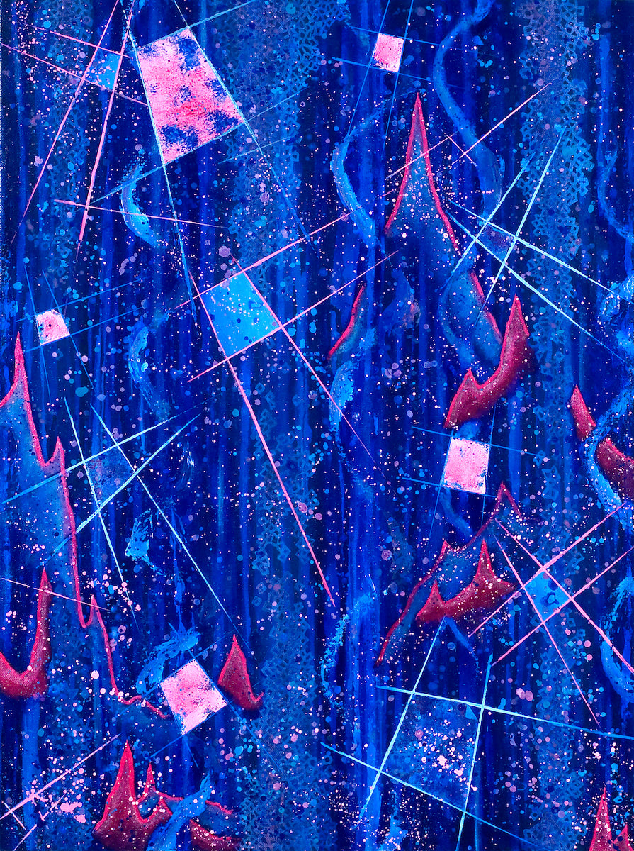 Southern California contemporary abstract art by Michael Carini of Carini Arts