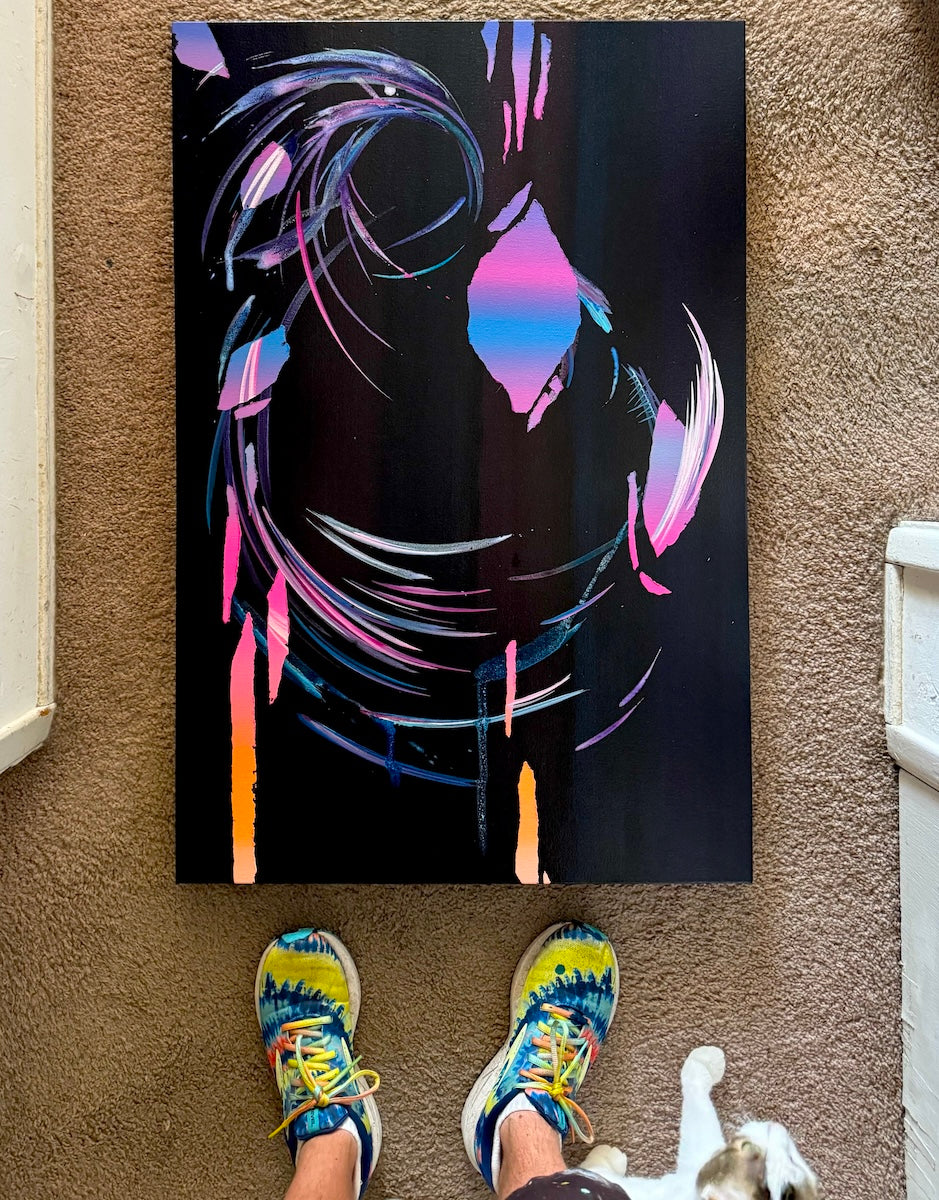 Stunning abstract artwork and contemporary fine art by Michael Carini of Carini Arts. Bold and expressive art for any space. Contemporary abstract paintings in Balboa Park.