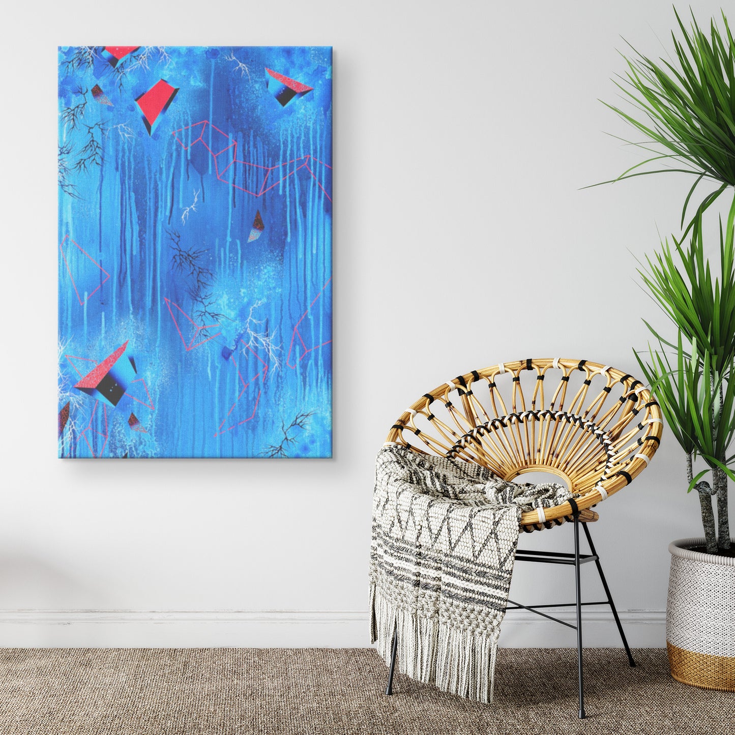 did you move into a new place? You need some art by contemporary abstract artist Michael Carini of Carini Arts