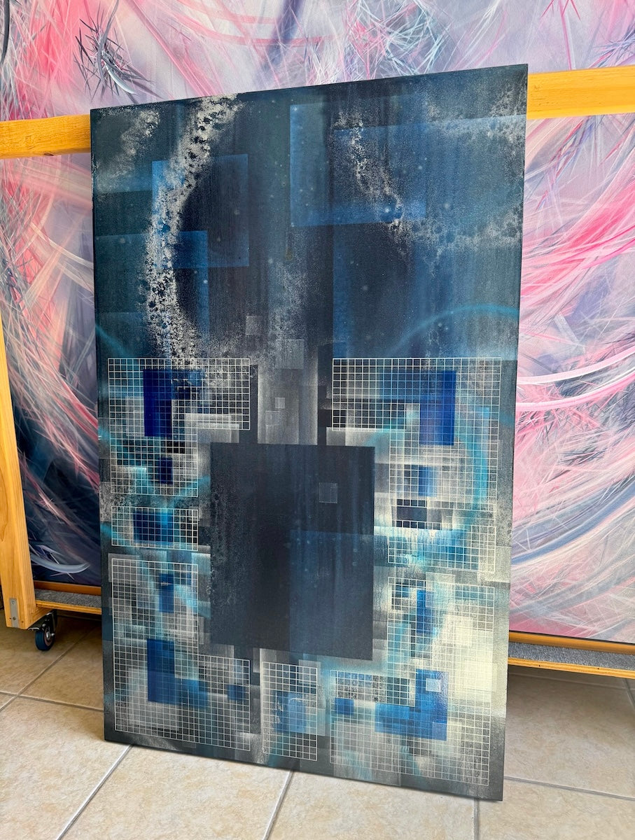 Santa Fe abstract paintings by Michael Carini