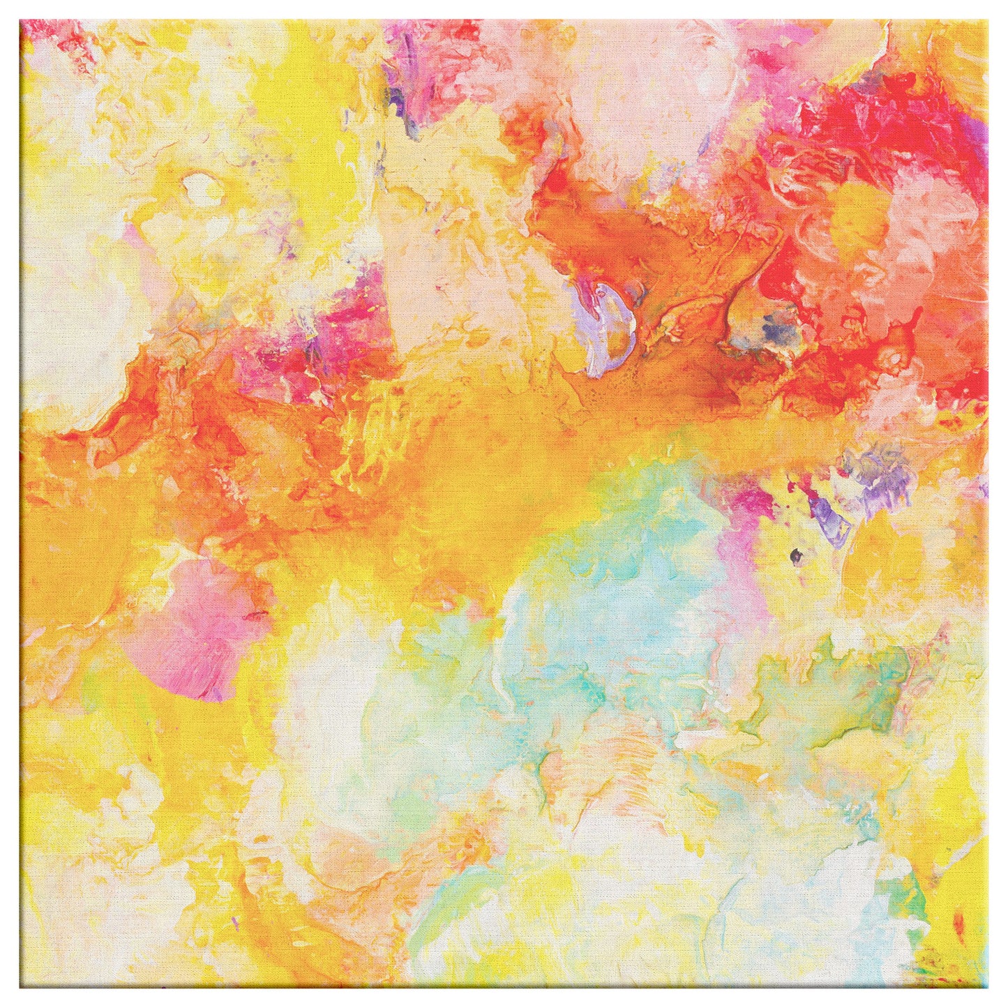 yellow art and decor